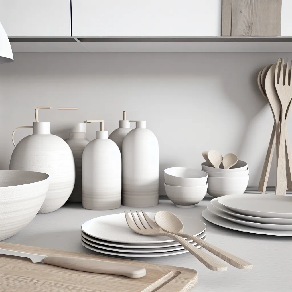 Minimalist kitchen accessories