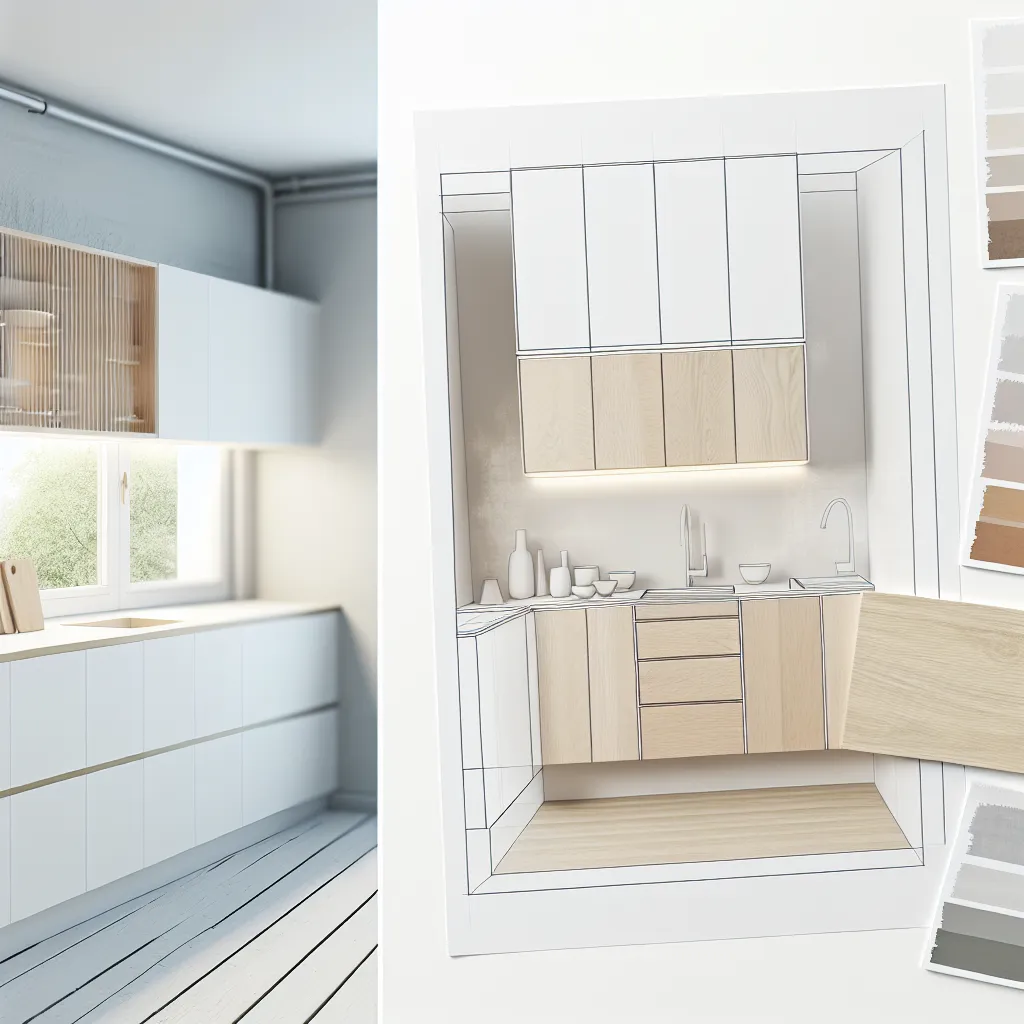 Nordic kitchen blueprints