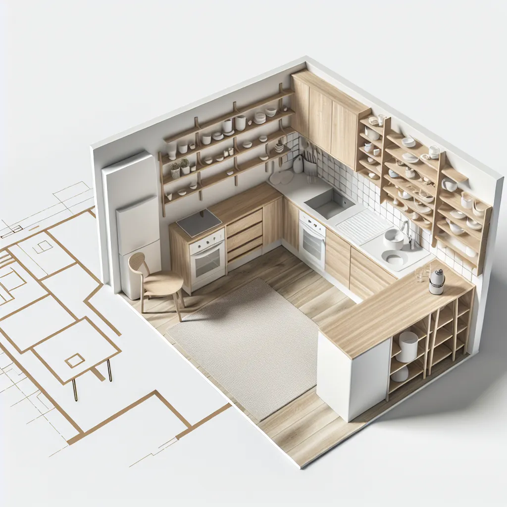 Small Scandinavian kitchen